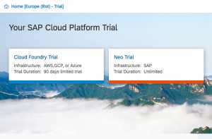Criando uma conta no SAP Gateway Demo System e conectando ao SAP Cloud Platform